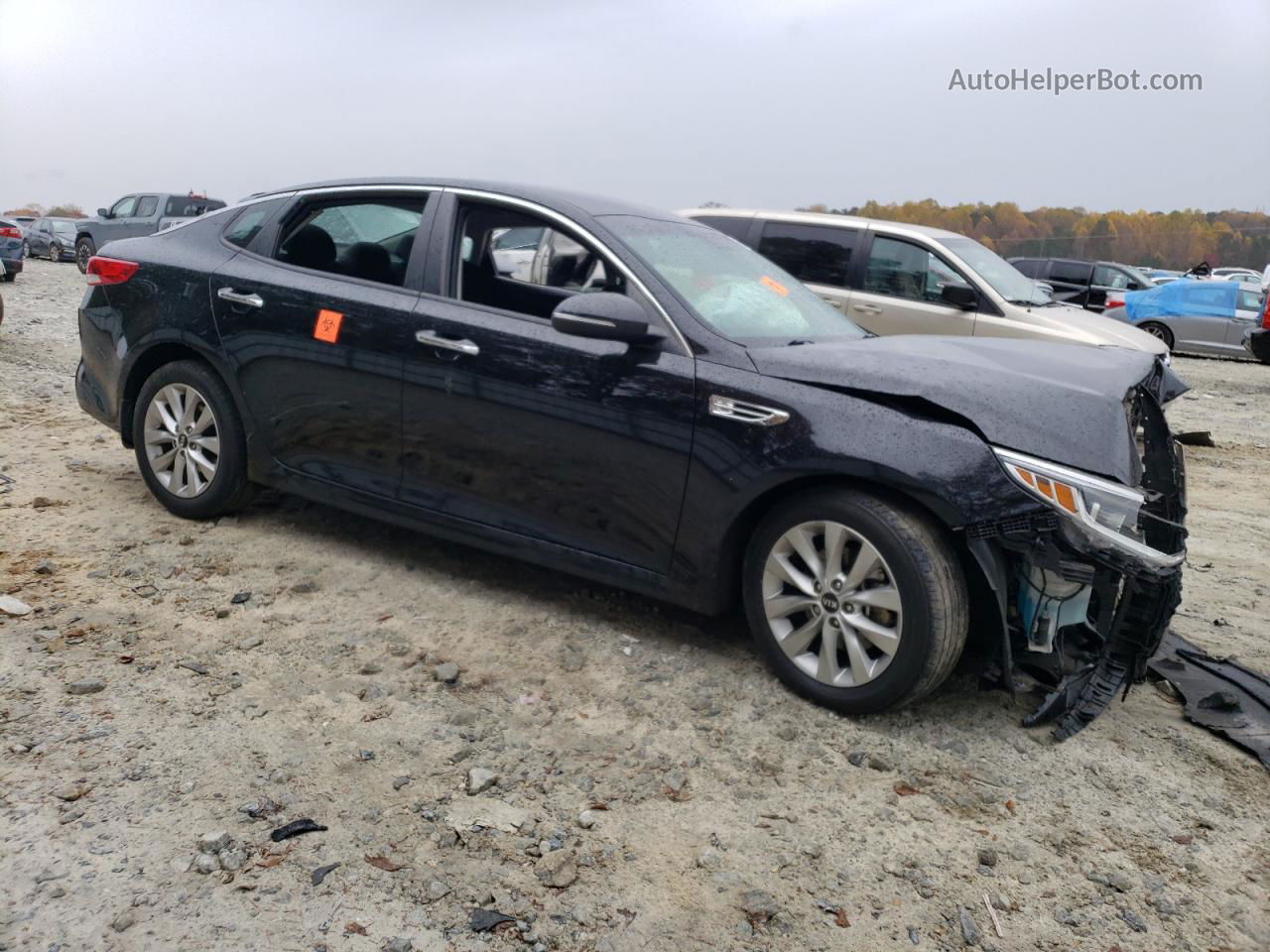 2018 Kia Optima Lx Black vin: 5XXGT4L30JG272230