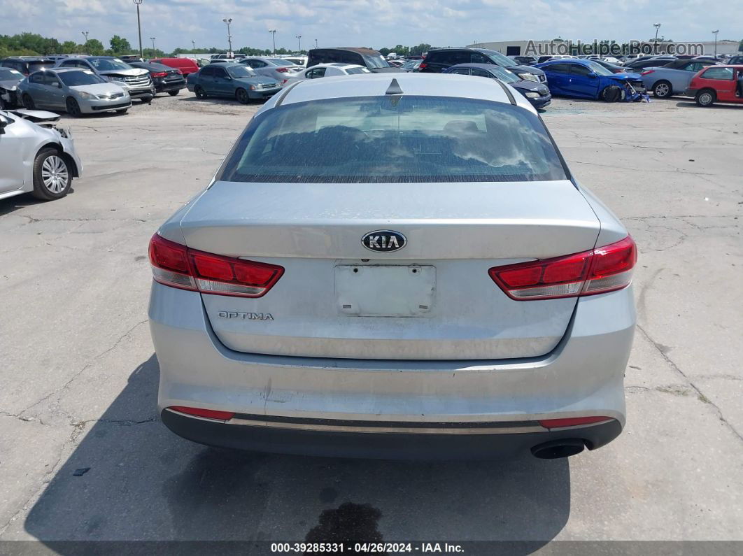 2016 Kia Optima Lx Серебряный vin: 5XXGT4L31GG016509