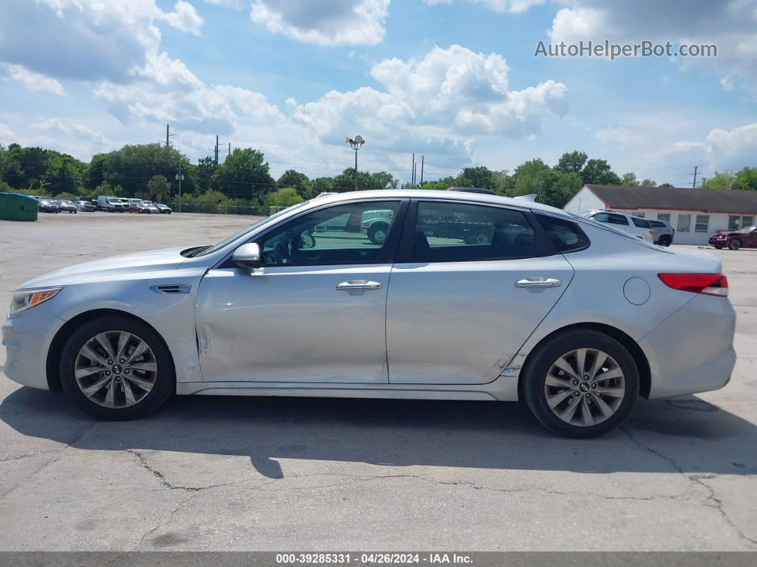 2016 Kia Optima Lx Серебряный vin: 5XXGT4L31GG016509