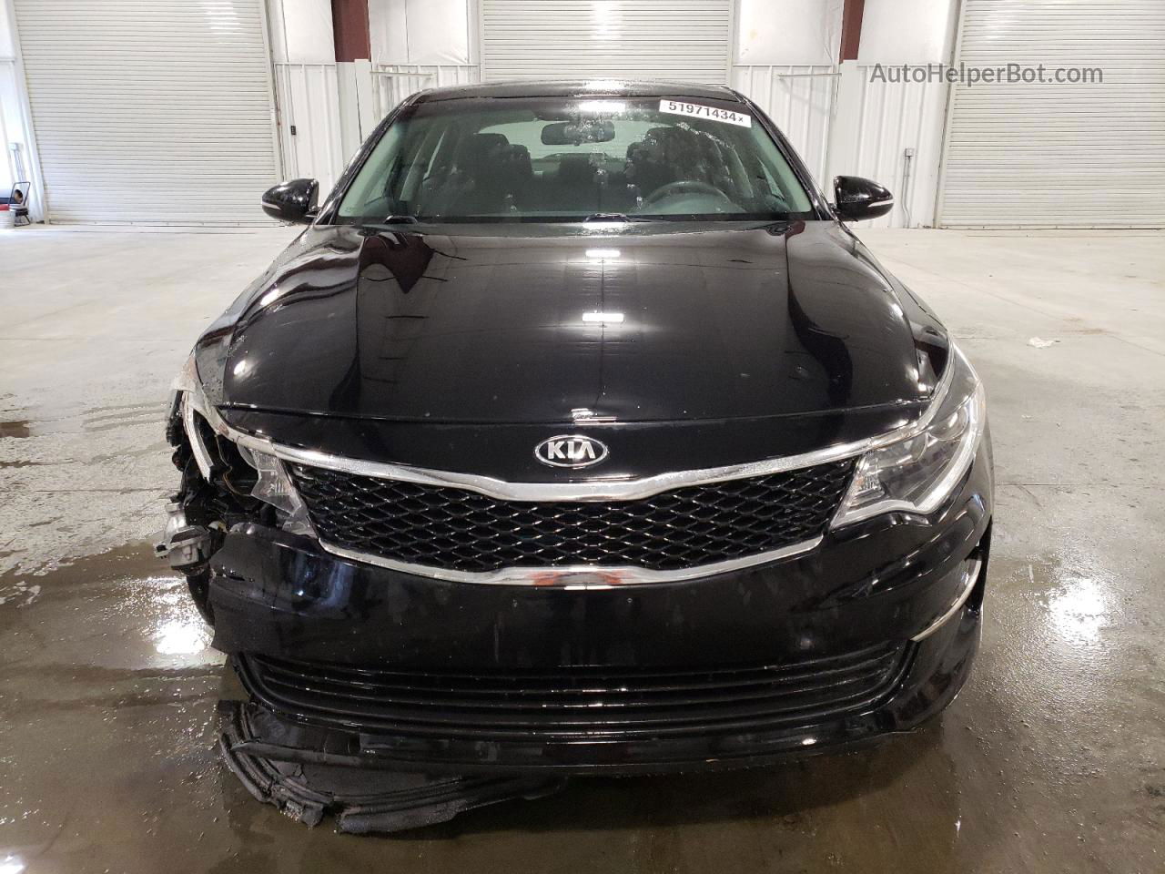 2016 Kia Optima Lx Черный vin: 5XXGT4L31GG023234