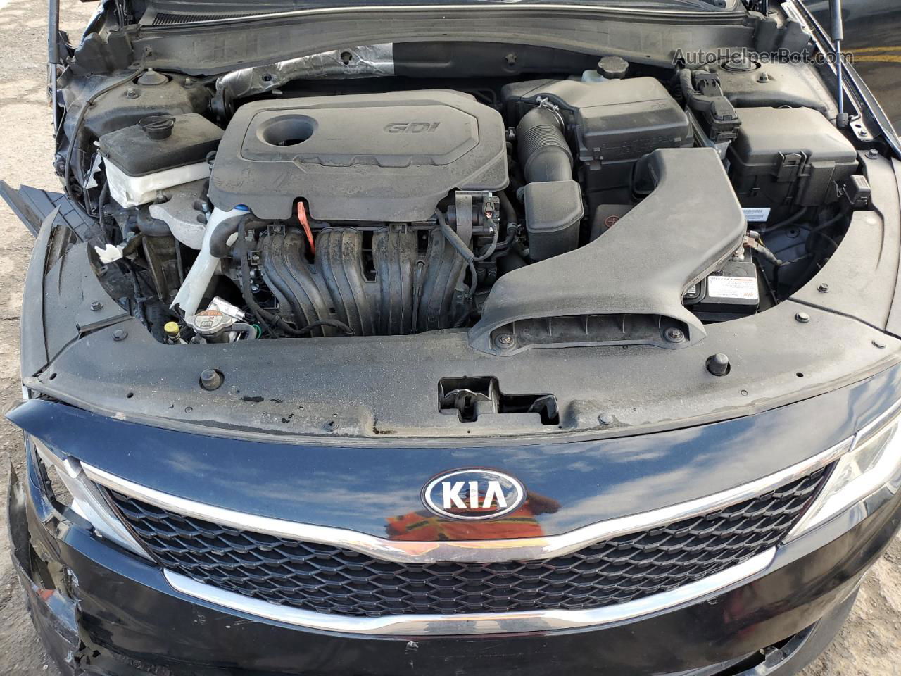 2016 Kia Optima Lx Black vin: 5XXGT4L31GG054791