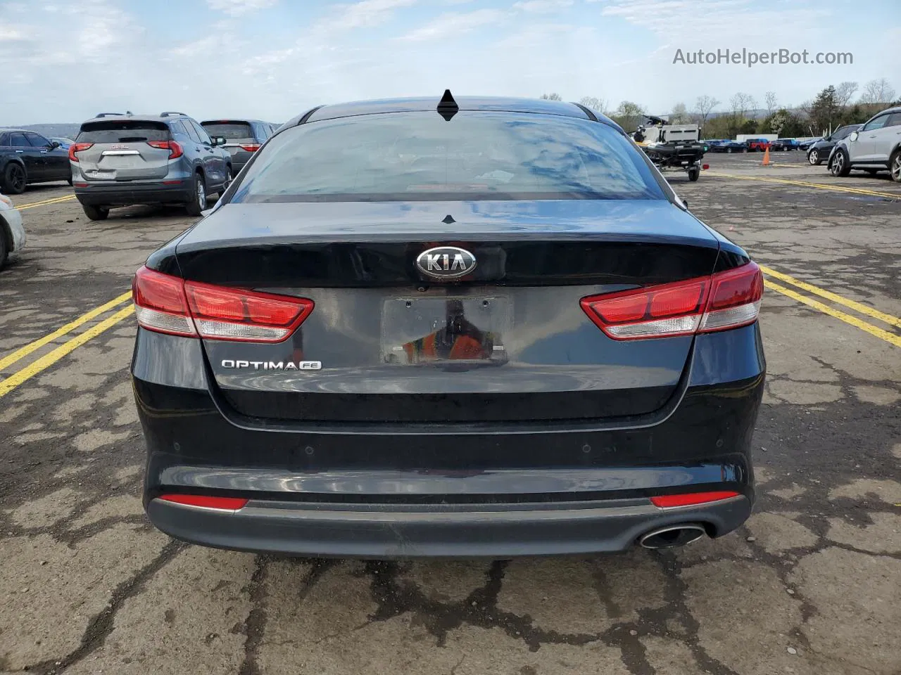 2016 Kia Optima Lx Black vin: 5XXGT4L31GG054791