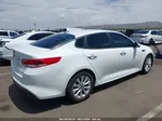 2016 Kia Optima Lx White vin: 5XXGT4L31GG067038