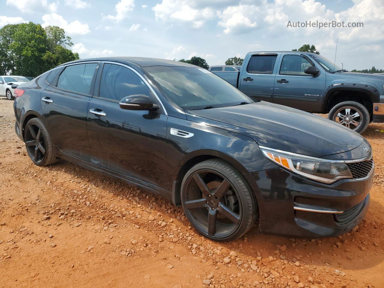 2016 Kia Optima Lx Black vin: 5XXGT4L31GG069243