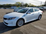 2016 Kia Optima Lx White vin: 5XXGT4L31GG069565