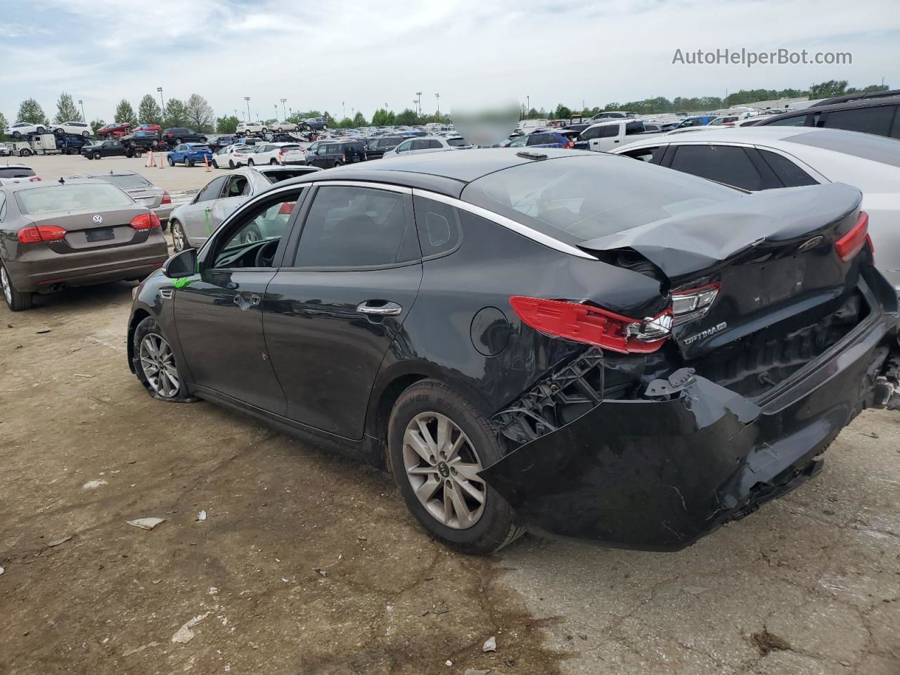 2016 Kia Optima Lx Black vin: 5XXGT4L31GG079030