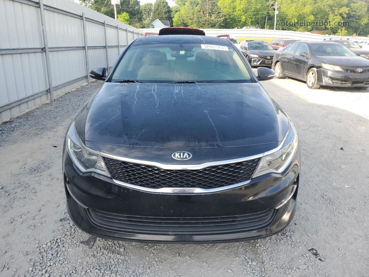 2016 Kia Optima Lx Black vin: 5XXGT4L31GG108736