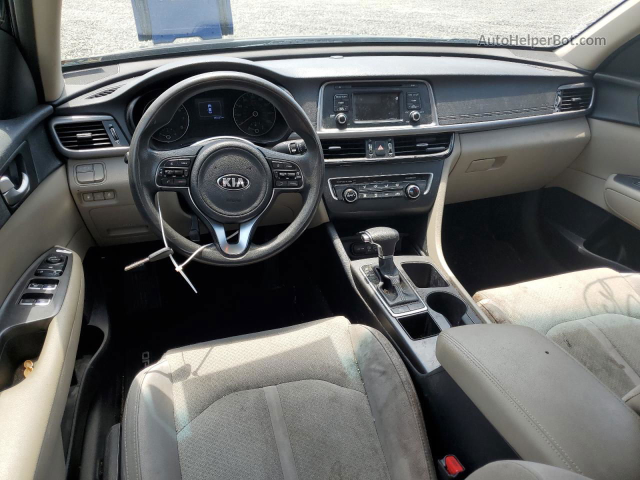 2016 Kia Optima Lx Черный vin: 5XXGT4L31GG108736