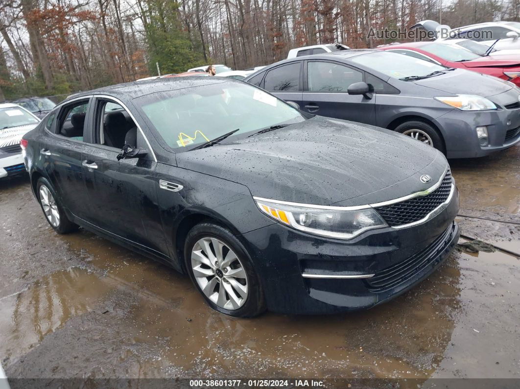 2017 Kia Optima Lx Black vin: 5XXGT4L31HG122623