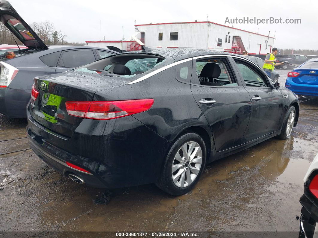 2017 Kia Optima Lx Black vin: 5XXGT4L31HG122623