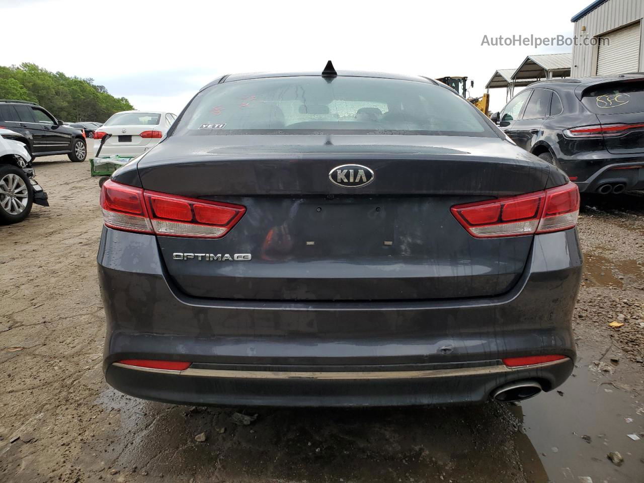 2017 Kia Optima Lx Gray vin: 5XXGT4L31HG130480