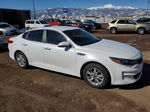 2017 Kia Optima Lx White vin: 5XXGT4L31HG140054