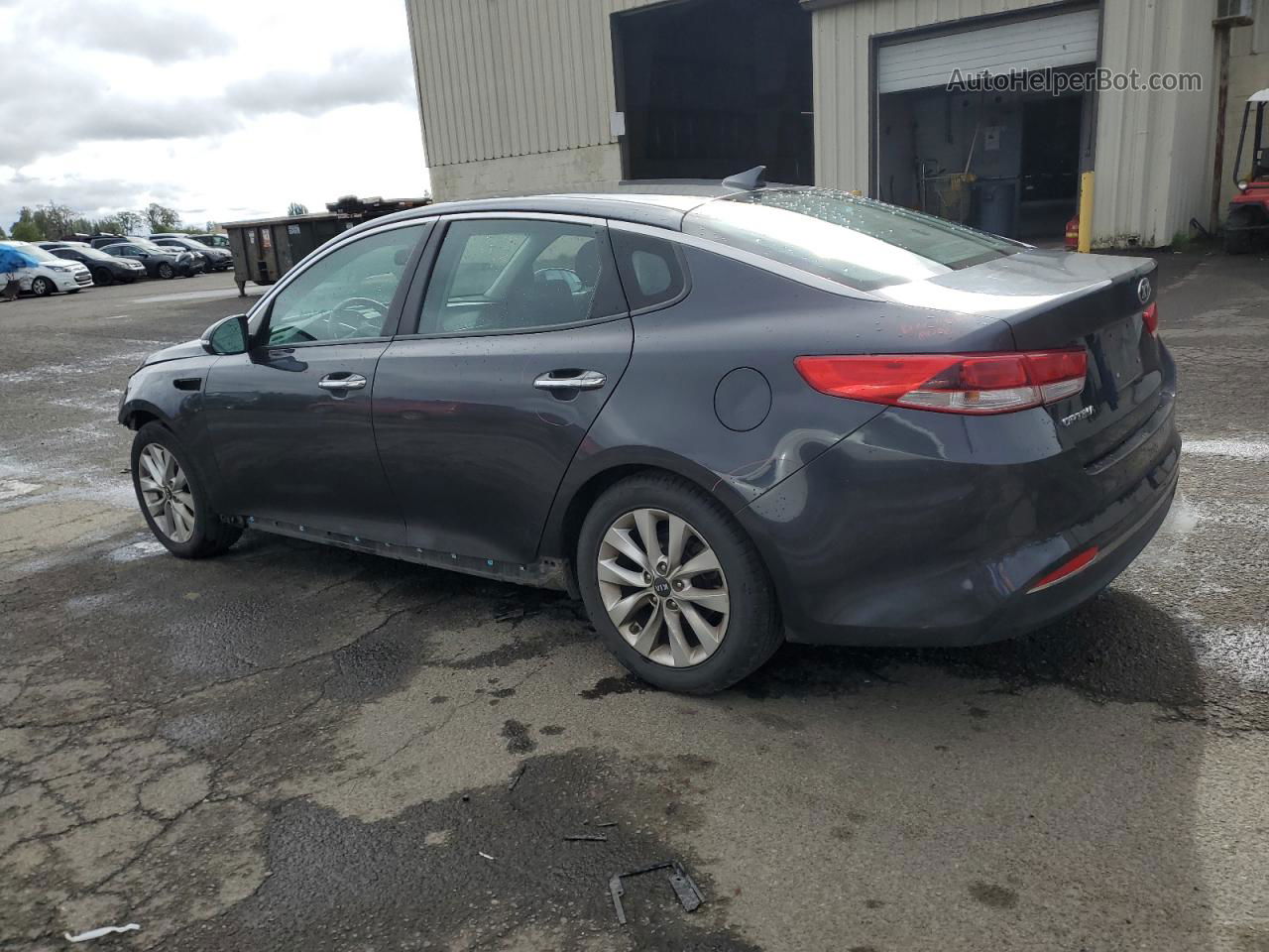 2017 Kia Optima Lx Gray vin: 5XXGT4L31HG141155