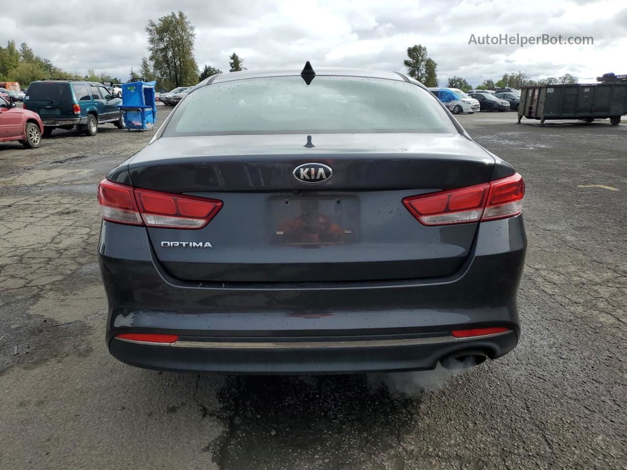 2017 Kia Optima Lx Серый vin: 5XXGT4L31HG141155