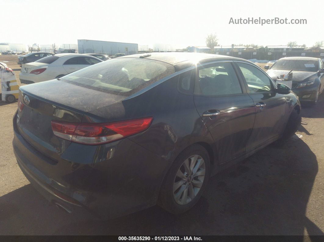 2017 Kia Optima Lx Gray vin: 5XXGT4L31HG148431