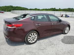 2017 Kia Optima Lx Burgundy vin: 5XXGT4L31HG162104