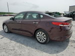 2017 Kia Optima Lx Burgundy vin: 5XXGT4L31HG162104