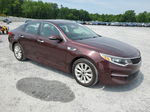 2017 Kia Optima Lx Burgundy vin: 5XXGT4L31HG162104