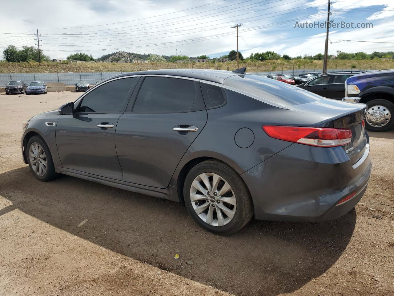 2017 Kia Optima Lx Charcoal vin: 5XXGT4L31HG164967