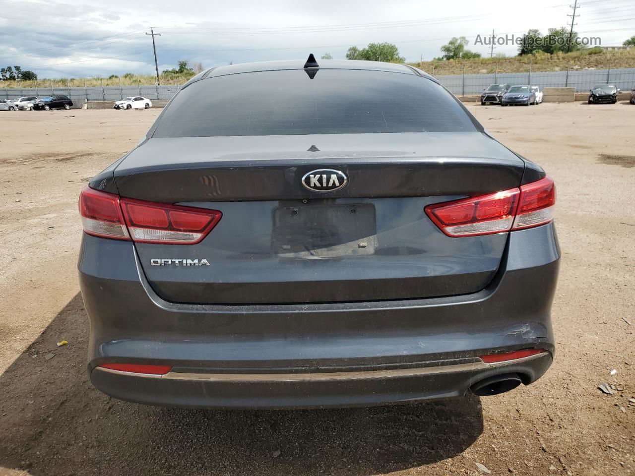 2017 Kia Optima Lx Charcoal vin: 5XXGT4L31HG164967