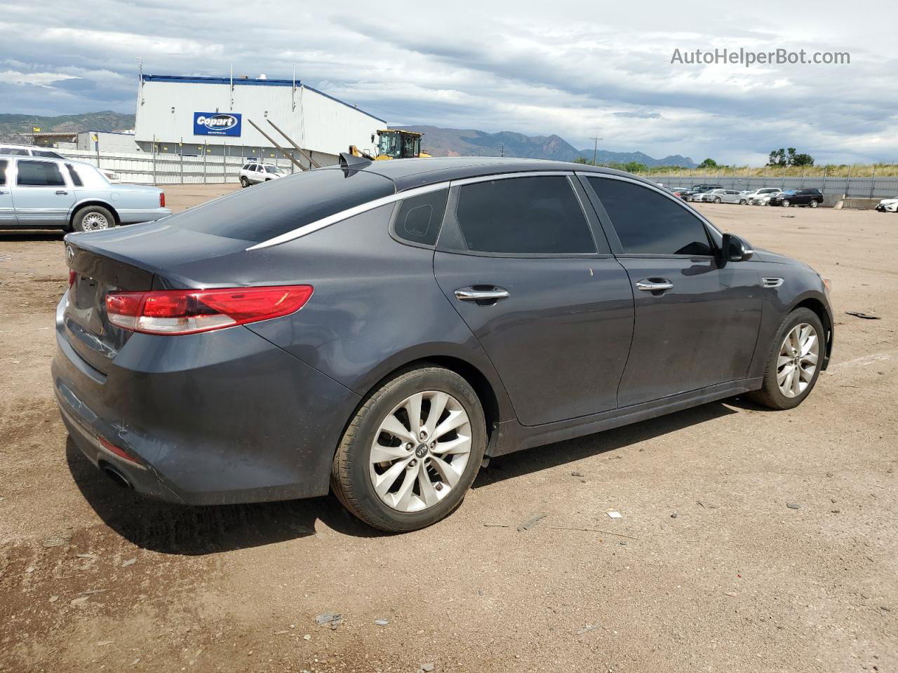 2017 Kia Optima Lx Charcoal vin: 5XXGT4L31HG164967