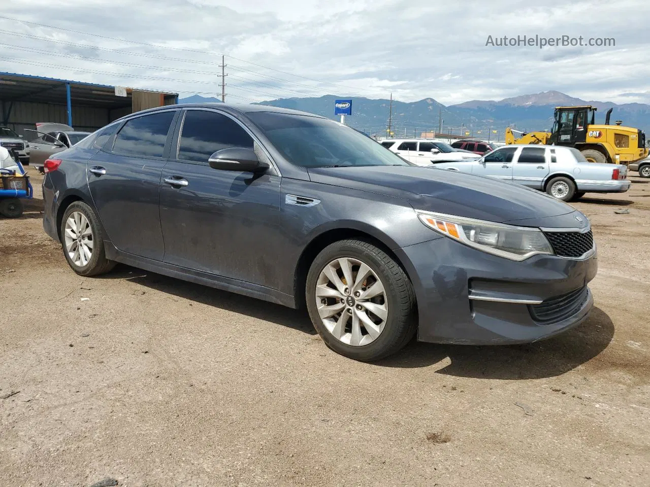 2017 Kia Optima Lx Charcoal vin: 5XXGT4L31HG164967