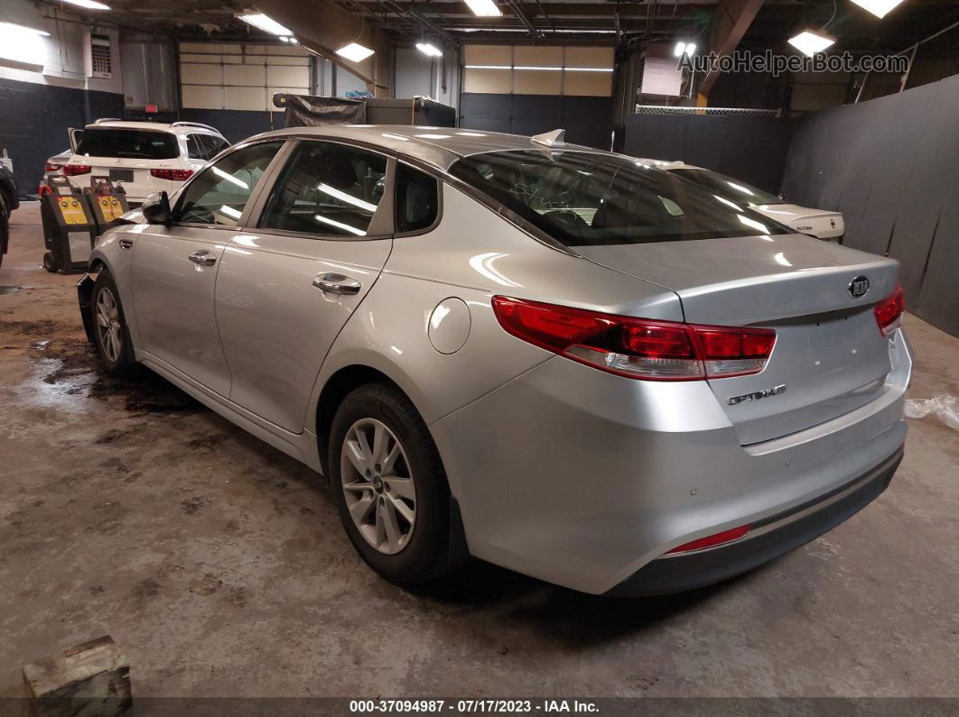 2018 Kia Optima Lx Silver vin: 5XXGT4L31JG195125