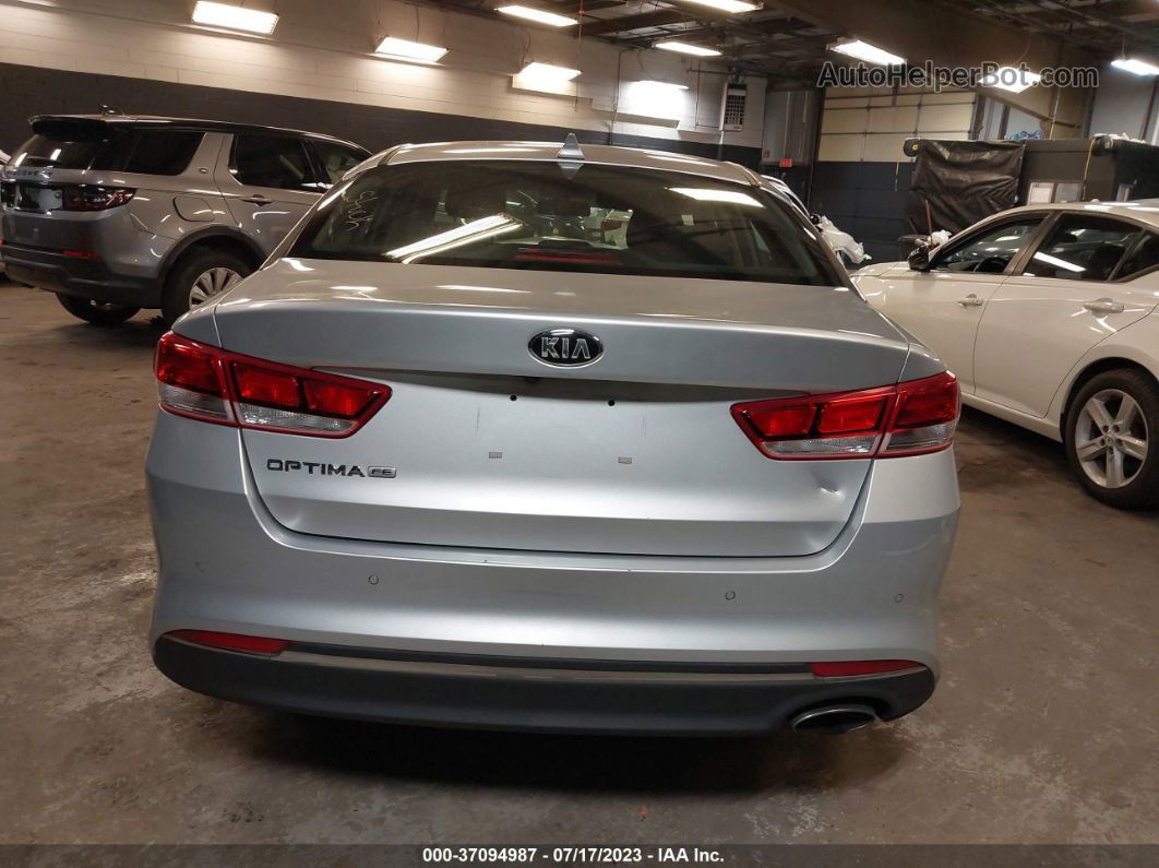 2018 Kia Optima Lx Silver vin: 5XXGT4L31JG195125