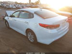 2018 Kia Optima Lx White vin: 5XXGT4L31JG197909