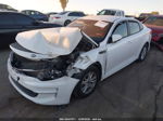 2018 Kia Optima Lx White vin: 5XXGT4L31JG197909