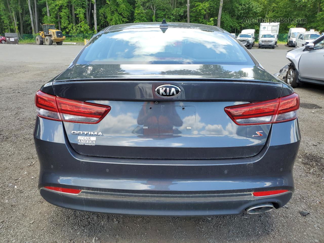 2018 Kia Optima Lx Gray vin: 5XXGT4L31JG199692