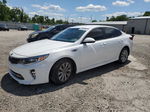 2018 Kia Optima Lx White vin: 5XXGT4L31JG212201