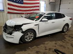 2018 Kia Optima Lx White vin: 5XXGT4L31JG214126