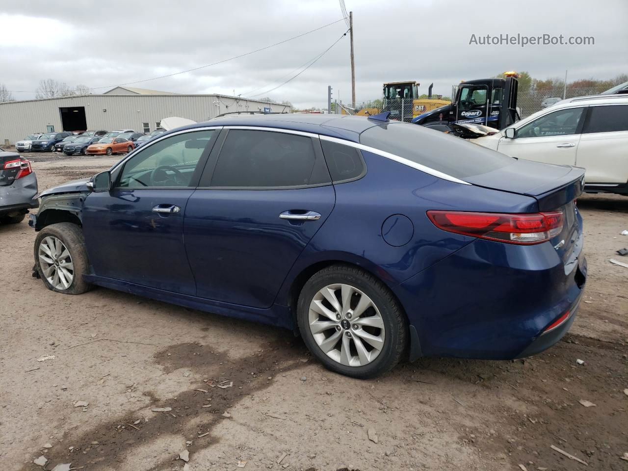 2018 Kia Optima Lx Blue vin: 5XXGT4L31JG214661