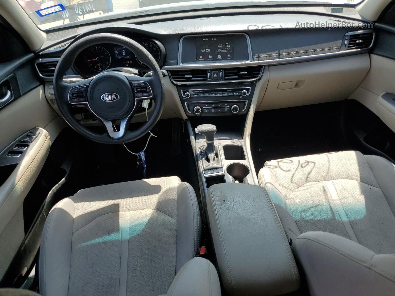 2018 Kia Optima Lx Синий vin: 5XXGT4L31JG217219