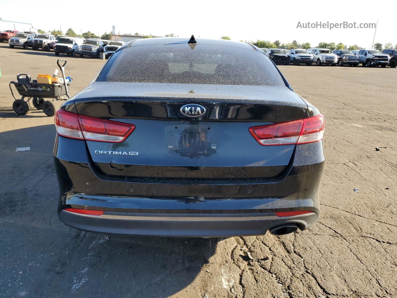 2018 Kia Optima Lx Black vin: 5XXGT4L31JG221657