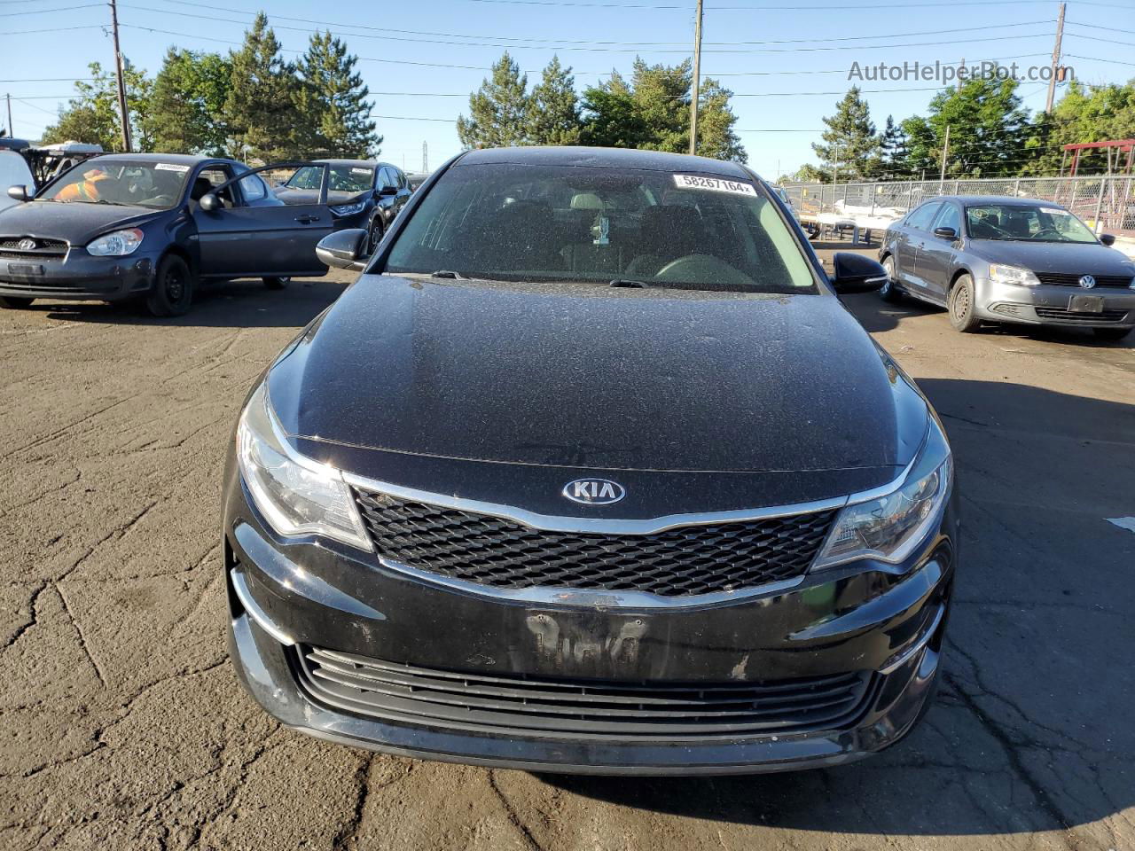 2018 Kia Optima Lx Black vin: 5XXGT4L31JG221657