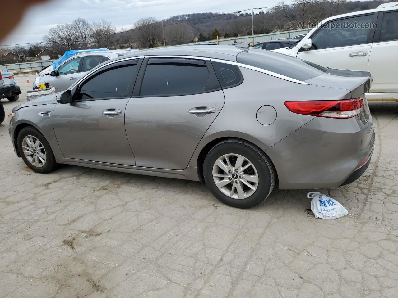 2018 Kia Optima Lx Silver vin: 5XXGT4L31JG226955