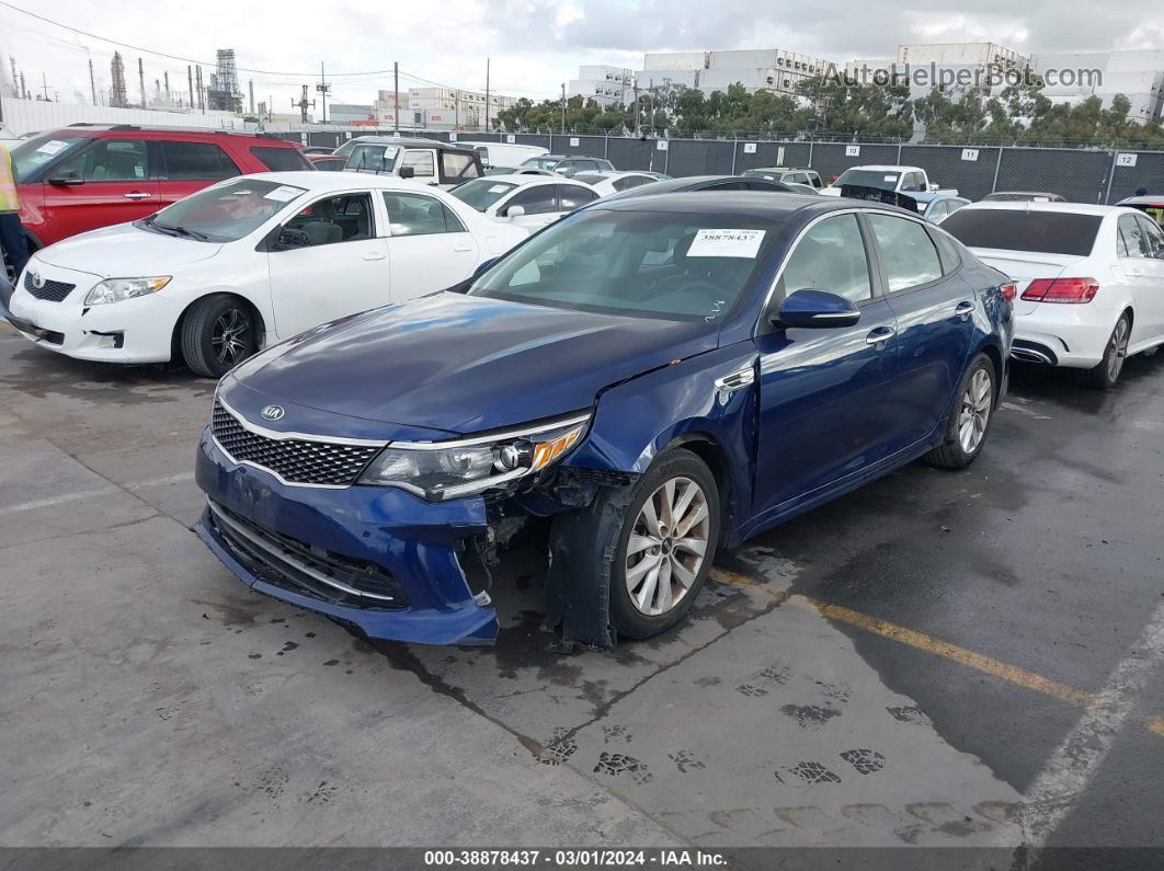 2018 Kia Optima S Blue vin: 5XXGT4L31JG230195