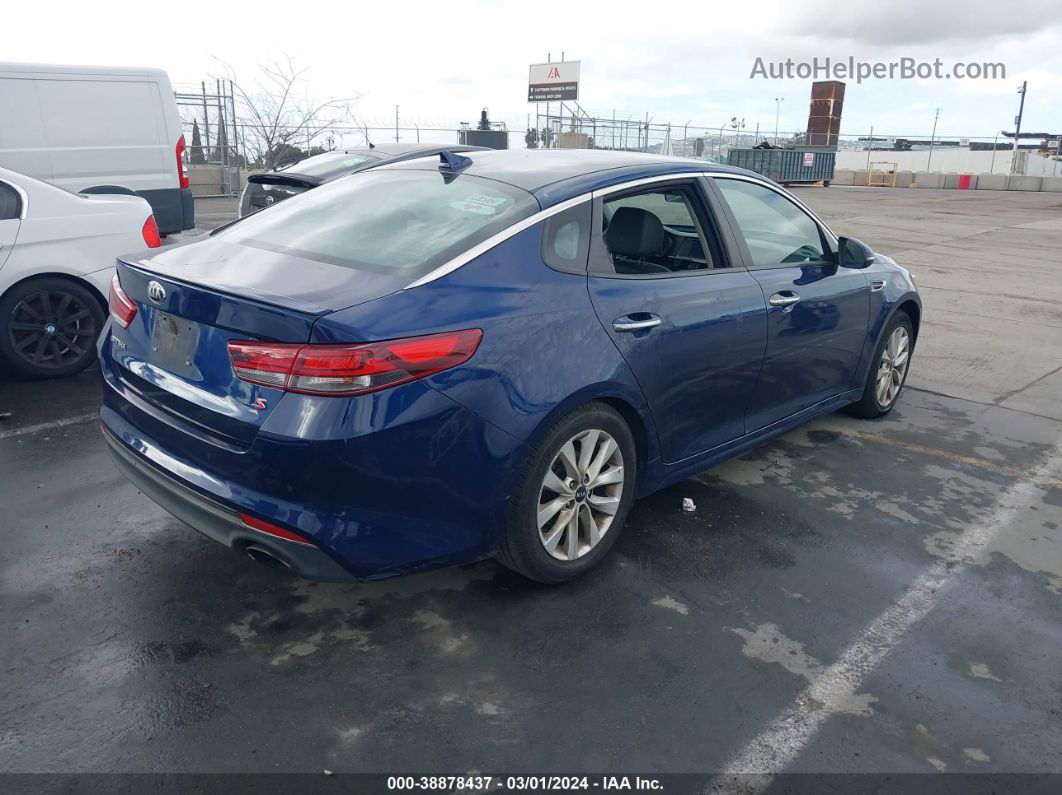 2018 Kia Optima S Blue vin: 5XXGT4L31JG230195