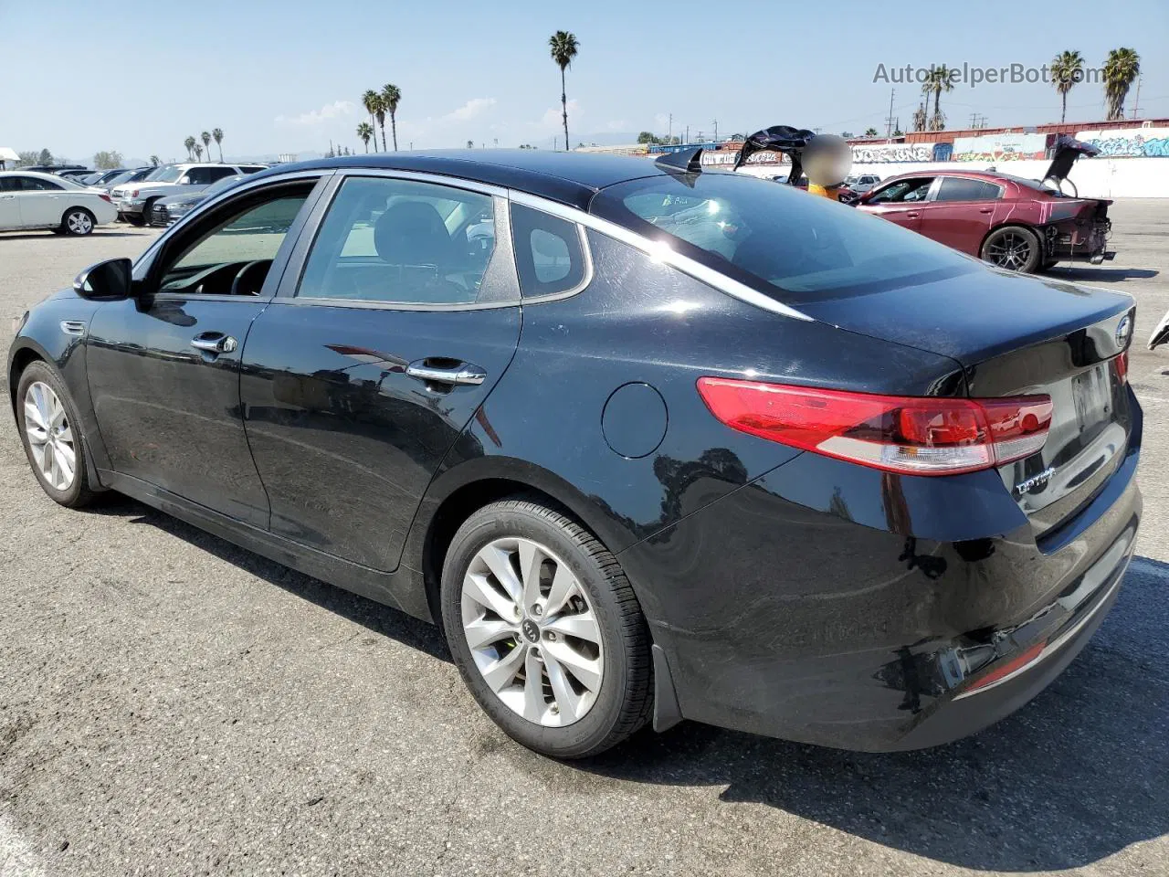 2018 Kia Optima Lx Black vin: 5XXGT4L31JG248552