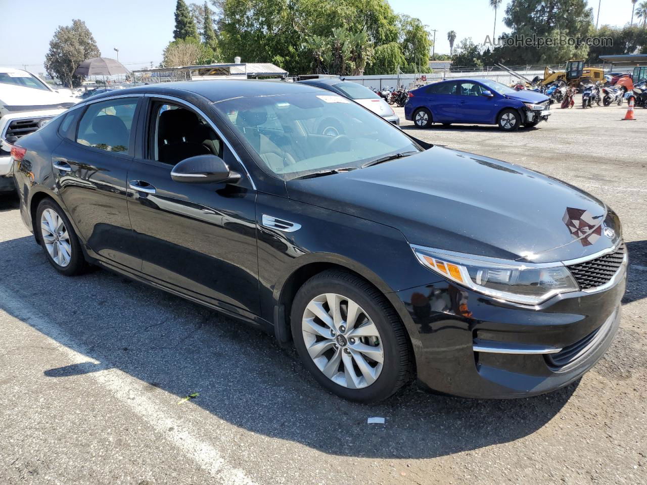 2018 Kia Optima Lx Black vin: 5XXGT4L31JG248552