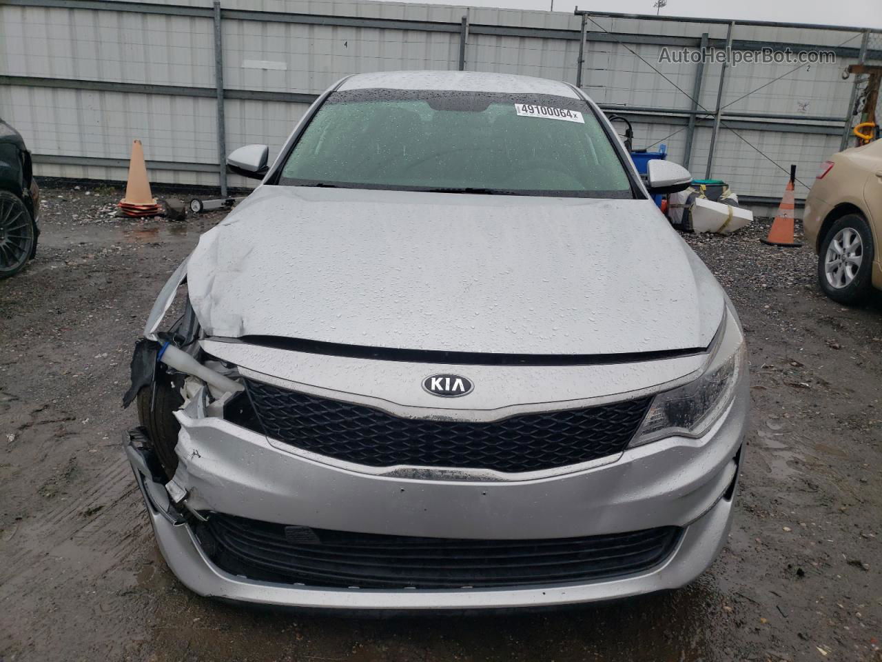 2018 Kia Optima Lx Silver vin: 5XXGT4L31JG249460