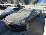 2018 Kia Optima Lx Maroon vin: 5XXGT4L31JG257509