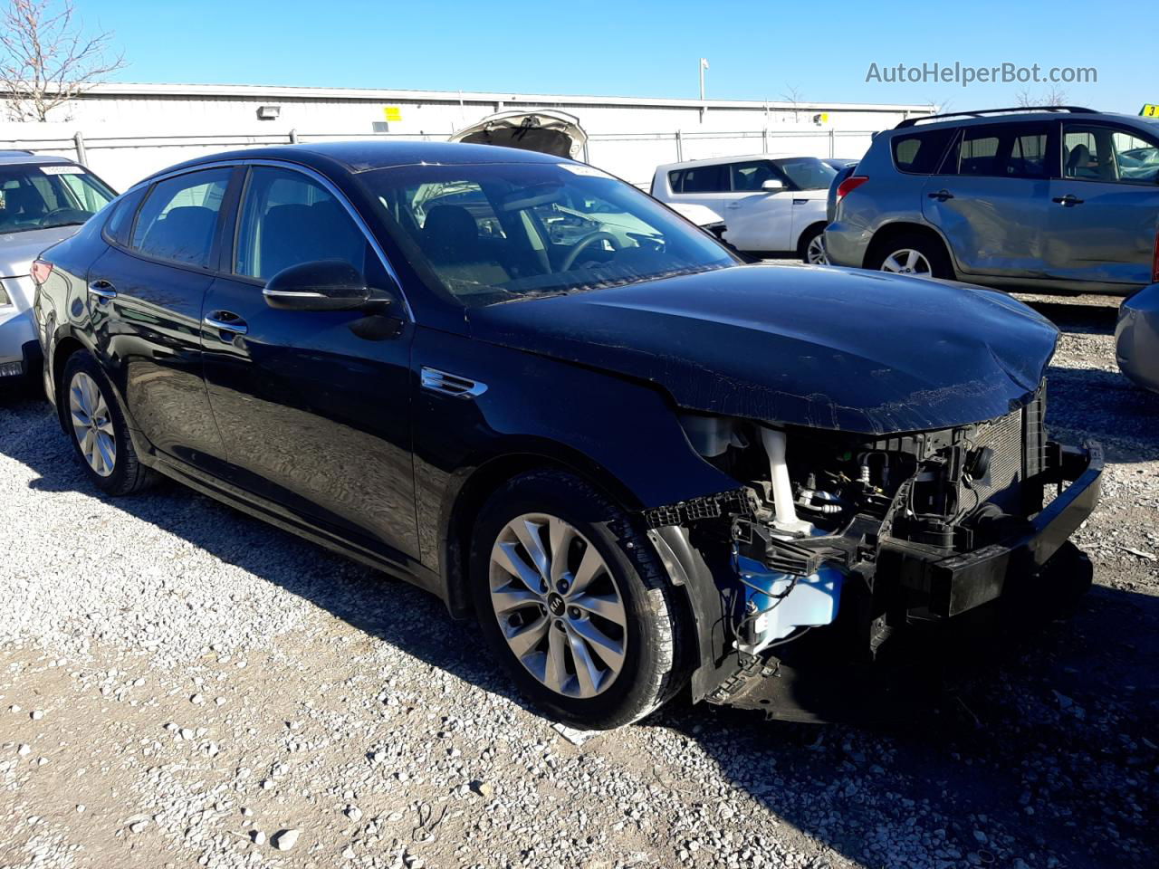 2018 Kia Optima Lx Black vin: 5XXGT4L31JG260877