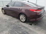 2018 Kia Optima Lx Burgundy vin: 5XXGT4L31JG263035