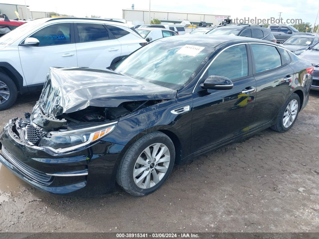 2018 Kia Optima Lx Black vin: 5XXGT4L31JG265187