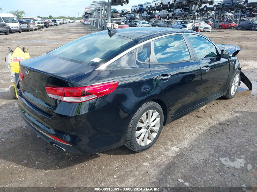 2018 Kia Optima Lx Черный vin: 5XXGT4L31JG265187