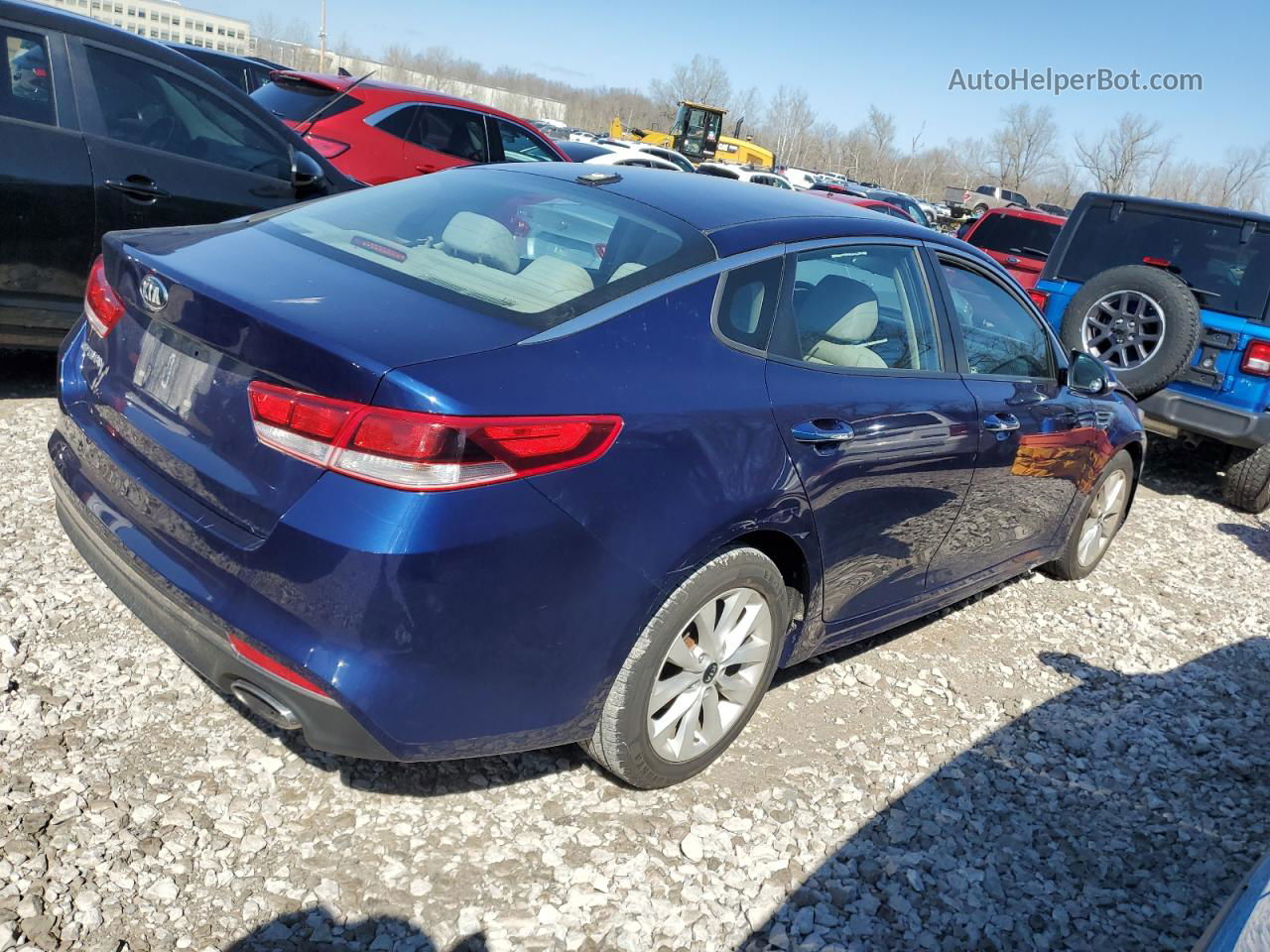 2016 Kia Optima Lx Blue vin: 5XXGT4L32GG074807