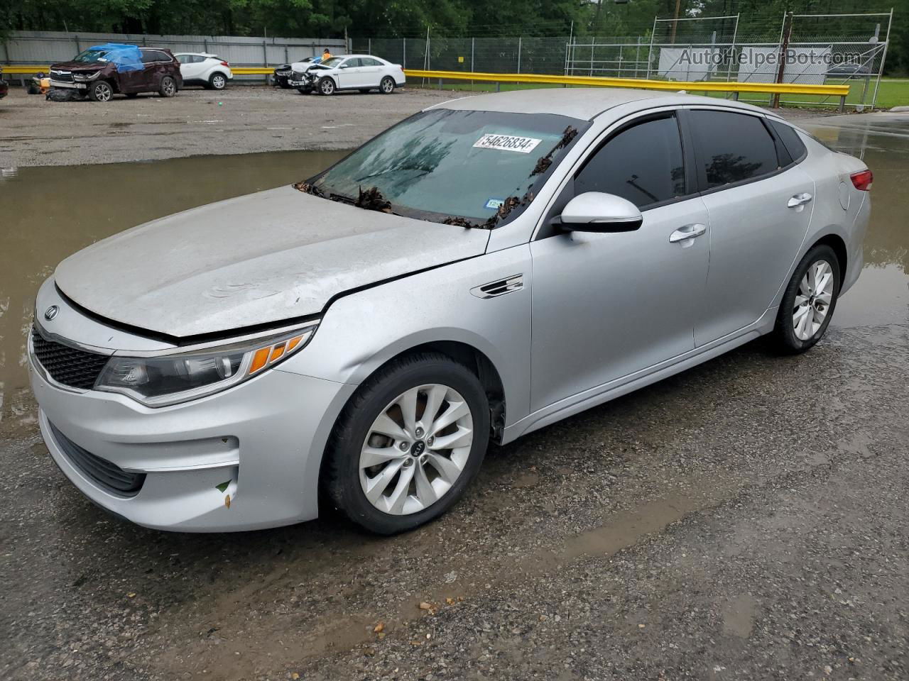 2016 Kia Optima Lx Silver vin: 5XXGT4L32GG076718